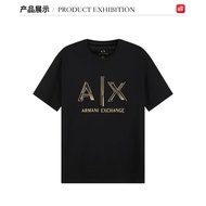 ARMANI ARMANI EXCHANGE Men's Cotton LOGO Men's Short-Sleeved T-Shirt 3RZTRC ZJ9AZ