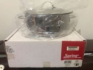 瑞士Spring-複合金不銹鋼雙耳湯鍋-22cm(8550-22)