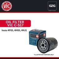 Oil Filter Vic C-517 Isuzu 4FG1, 4HG1, 4HJ1