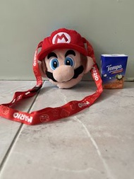 全新馬里奧Mario公仔斜揹袋
