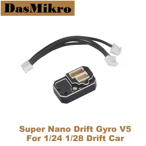 DasMikro Super Nano Drift Gyro V5 with CNC Aluminum Case For 1/24 1/28 Drift Car Mini-Z GL Racing RC