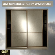 ⭐MODERN GREY⭐ 5/6/8' L x 8/9ft H WARDROBE🚚FREE INSTALLATION🚚