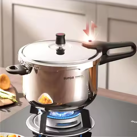 Supor 304 stainless steel pressure cooker household gas induction cooker general explosion-proof pre