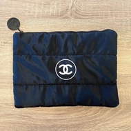 （包平郵）全新 Brand new Chanel beauty Clutch 化妝袋 手挽袋 專櫃贈品 會員 vip gift black puffy makeup bag cosmetic pouch case 改裝 改做 diy