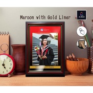 Maroon Frame 8R 8RW A4  Photo PVC Sheet Frame | Certificate Frame