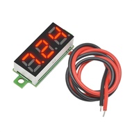 pcbfun volt meter วัดโวลต์ เครื่องวัดแรงดันไฟฟ้า โวลต์มิเตอร์ จอแสดงผล Led 0.28นิ้ว DC 3.7~30V 2 สาย