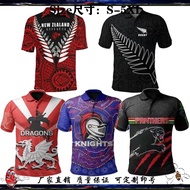 New Zealand all blacks T-shirt knight st George's jaguar leisure RugbyJersey Polo football clothes