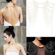 z2vpeu Style Fashion Sexy Body Women Jewelry Tassels Link Body Shoulder Chain Necklace PH