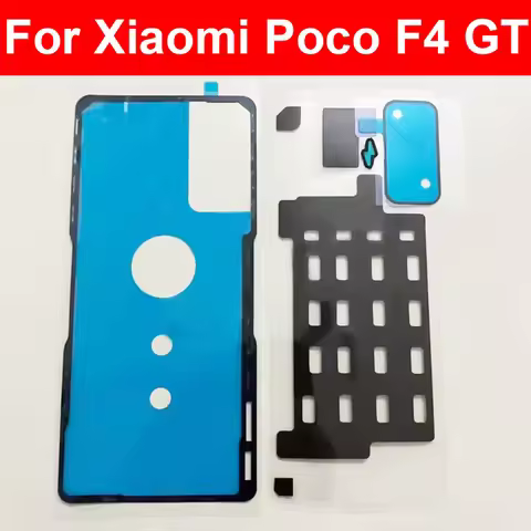 For Xiaomi Pocophone POCO F4 GT F4GT Back Battery Cover Adhesive Glue Tape with Camera Lens Sticker 