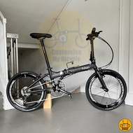 🏴 Fnhon Blast 22” 𝗠𝗥𝗧/𝗕𝘂𝘀-𝗳𝗿𝗶𝗲𝗻𝗱𝗹𝘆 14 Freebie 𝗟𝗶𝗴𝗵𝘁 Matte Black Folding Bike Batman Dark Knight