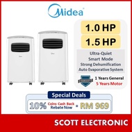 Midea 1.0HP 1.5HP Portable Air Conditioner Air Cond MPF-09CRN1 MPF-12CRN1 (R410A)