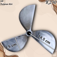 K230 Boat Propeller Fan - Aluminum Racing Type 3 Blades Arcim Propeller Boat Propeller
