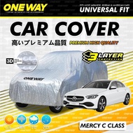 [Pay on Delivery] Oneway Car Cover MERCY C Class Waterproof 3 Layer Deluxe Not Urban Waterproof Uv P