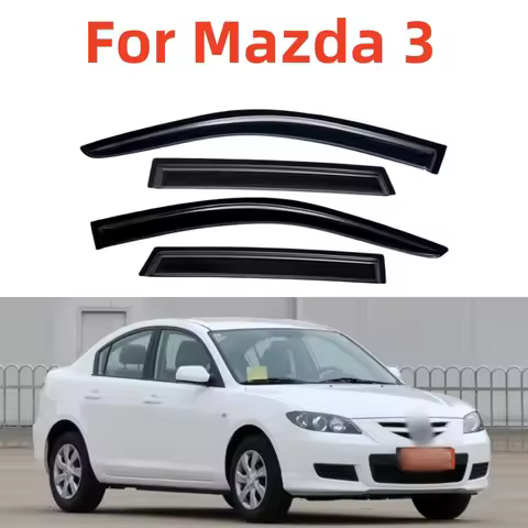 For Mazda 3 Axela 2014-2019 / Mazda 3 2005-2018 Car Styling Window Visor Rain Deflector Sun Guard We