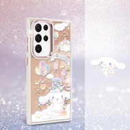 三麗鷗 Samsung 23系列軍規防摔合金框鏡面手機殼-小紳士大耳狗