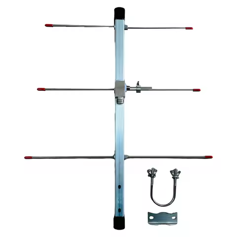 UHF Yagi Antenna High Gain 3 Elements HAM Radio Detachable and Portable Adjustable 420-450MHz