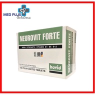 Hovid Neurovit Forte 100's tablets (Vitamin B1, B6, B12 untuk saraf) (Exp:11/2026)