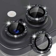 3pcs Camera Lens Protector, 9H Tempered Glass Camera Cover Screen Protector With Metal Ring Decorati