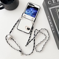 【Fold Love】For SAMSUNG Z Flip6 5 4 3 Casing For Girl Shockproof Lens Protector Case(DSS50)