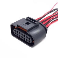 2 3 4 5 6 8 10 14Pin 1.5MM Auto Coil Waterproof Connector Wire Harness Horn Plug 1J0973702 1J0973703