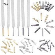 CEASI Shoelaces Tips 10PCS Shoestrings Bullet Aglets DIY Replacement Head