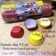 [Isi1] Paper Cup Cake Case 9.5 Full Color Diameter Alas 4 cm / Kertas Alas Pie Full Warna Warni 9,5”