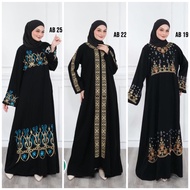 [New] Abaya Irdiena by Dhia Cotton, Raya 2023, Sulaman Corak, Kain Sejuk, Murah, Cantik, Exclusive, 
