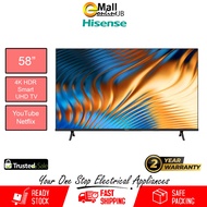 Hisense 58" Smart 4K HDR UHD LED TV 58A7Q | Smart Vidaa TV | Television