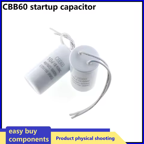 CBB60 Motor Run Capacitors 450V AC Starting Capacitor 3UF 4UF 5UF 6/8/10/12/14/15/16/18/20/25/30/40/