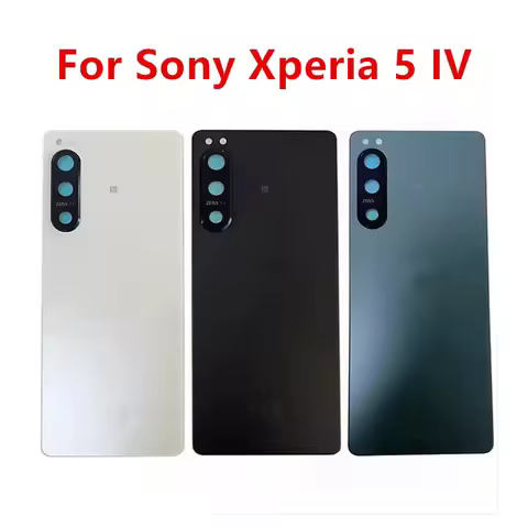 Xperia5IV 5IV Housing For Sony Xperia 5 iv X5iv Battery Back Cover Repair Replace Door Rear Case + C