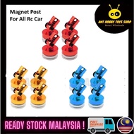 4pcs Magnet Body Post Metal Stand Mount Strong Magnet Metal Body Post For 1/10 RC Car HSP 94123 9412