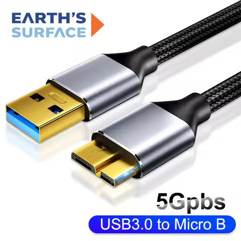 Hard Drive External Cable USB Micro B Cable HDD Cable Micro Data Cable SSD Sata Cable for Samsung Ha