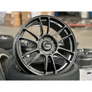 NEW 17X7J Advanti Ameros Rim (set of 4) Grey 4X114.3 for Persona Saga Iriz Satria Neo Grand Livina