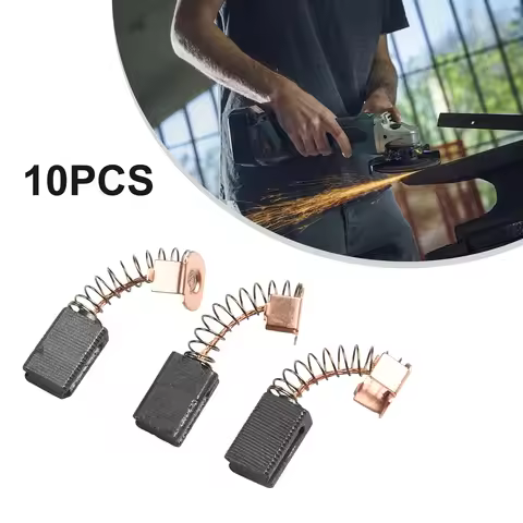 10Pcs Electric Motor Carbon Brushes Replacement Parts 5x8x12mm For Black Decker Angle Grinder G720 P