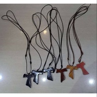 Tao Cross Rope Necklace - Spiritual Necklace Cross Necklace