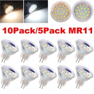 10Pack 5Pack  LED MR11 Light Bulbs, GU4 Bi-Pin Base Led Bulbs, 12V DC/AC Halogen Bulbs, Spot Light B