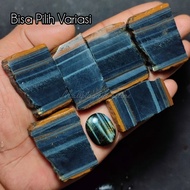 Original tiger eye blue stone 3D valve magnetnatural tiger eye blue material/ blue tiger eye stone/ 