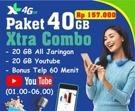 Paket Data Internet XL Combo Xtra 40 GB