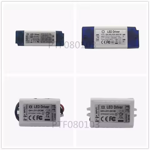 AC 85-265V 1-2x3w 2-4x3w 6-10x3w 10-18x3w 18-30x3w 600mA 650mA LED Driver Convertor Transformer For 