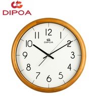 DIPOA New Arrival นาฬิกาแขวนผนังไม้ รุ่น WN121LB/WN121DB สีน้ำตาลอ่อน/สีน้ำตาลเข้ม ขนาด : 33ซม. x 33