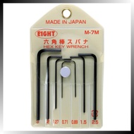 Eight Hex Key Wrench Micro Size 7-Piece Set M-7M[Direct From Japan]
