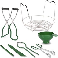 Jam canning kitchen tools funnel, insulated canning tongs, basket set canning kits
