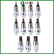 【LLMA】1pc T20-T70 Torx Head Screwdriver Bit Torx Bit Sockets 1/2inch Sockets Wrenches