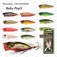 MEGABASS BABY POP-X  50mm 5.3grams (3/16oz) FLOATING POPPER FISHING LURE