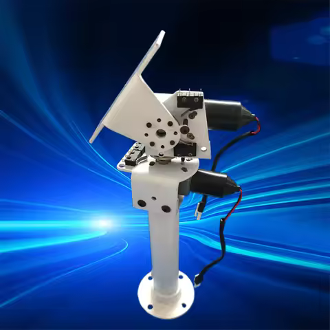 DC Dual-axis Gimbal Solar Tracking and Monitoring Robot Large Load and High Torque All Metal X-axis 