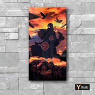 Poster Anime Itachi Uchiha | Naruto Hiasan kamar 10x20cm