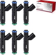 AISHAN Set of 6 Fuel Injectors, XF2E-C4B Injector for Ford Taurus 2003 2004, Windstar Ranger 2002 20