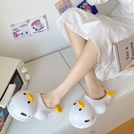 SHO-DUCK DUCK Shoes Slippers Cartoon Pattern Cute Thick Soles Non-Slip Soft And Light New Fashion