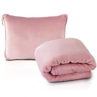 Premium Soft Travel Blanket And Pillow Set, All-In-One Travel Blanket, Resting Blanket, Premium Text