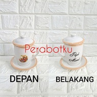 Mug Tutup Set Tatakan Akura / Mug keramik / Gelas Mama Papa /WAJIB ORDER BUBBLE